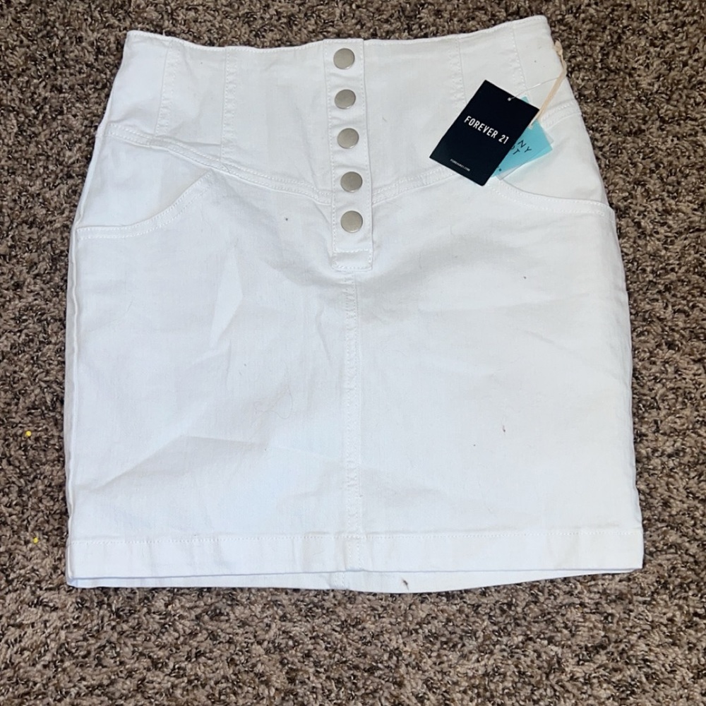White skirt